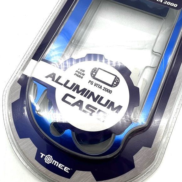 Ps vita 2000 | Aluminum Blue case | protective shield - Picture 3 of 4